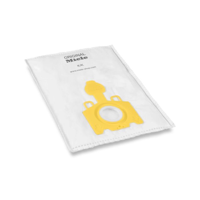 Airclean 3D Dustbags Miele 10123240 in White showcased by Corbeil Appliances