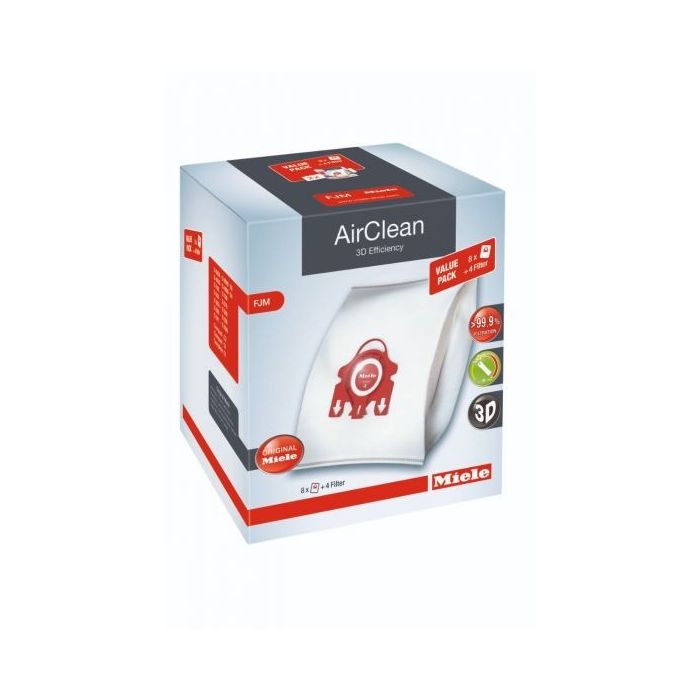 Miele Vacuum bags 10455190 White in White showcased by Corbeil Appliances
