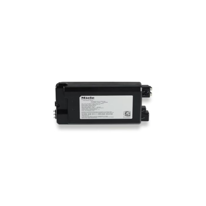 Duoflex lithium-ion battery Miele 12519020 in Black showcased by Corbeil Appliances