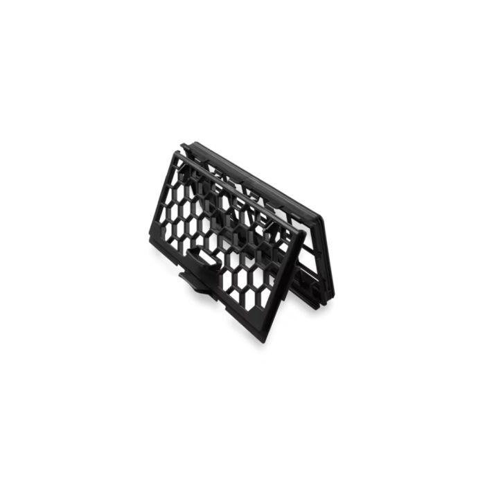 Spacer bracket Air-Clean filter Miele 12550741 in Black showcased by Corbeil Appliances