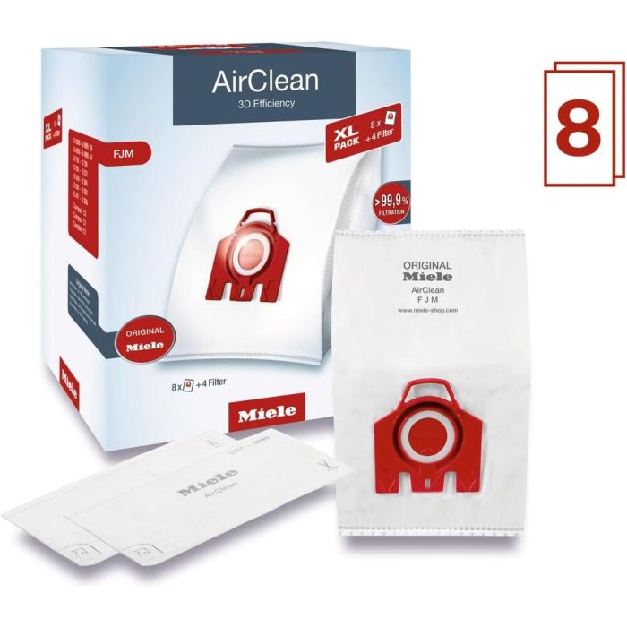 Vacuum Filter Bags Miele 12901920 in Red showcased by Corbeil Appliances