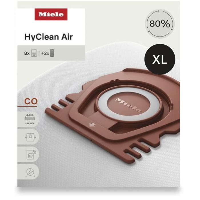 Sacs et filtres d'échappement pour aspirateur Miele 12909630 en Blanc présenté par Corbeil Electroménager