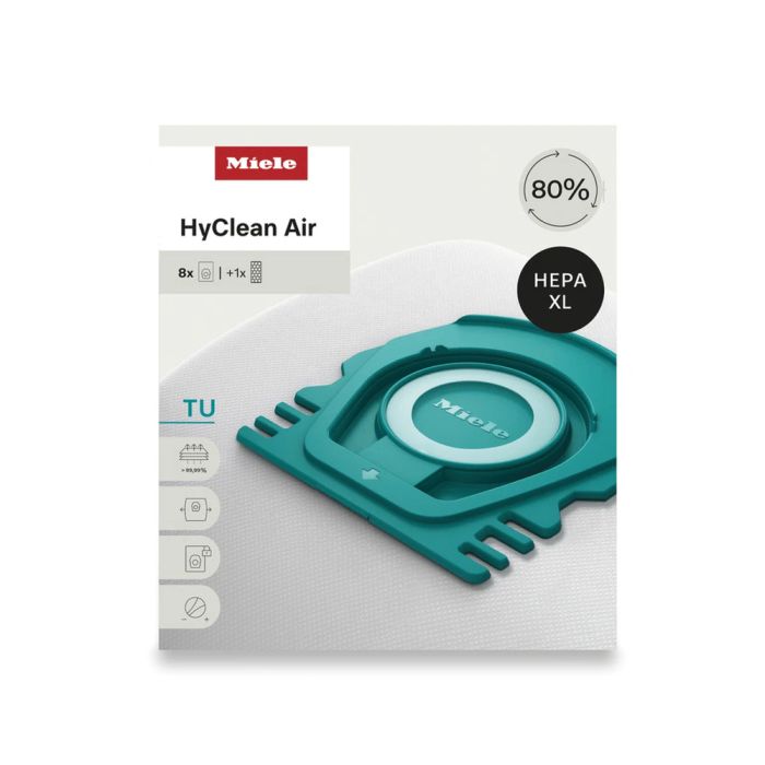 Vacuum Cleaner Bags and HEPA Filter Miele 12909770 in White showcased by Corbeil Appliances
