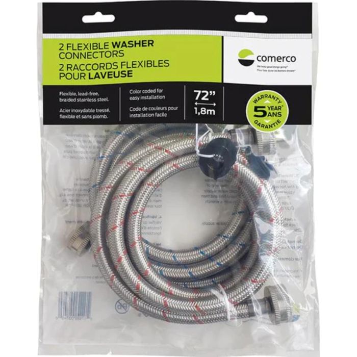 Raccords à rondelle flexible Comerco 3299.11001 en Inox présenté par Corbeil Electroménager