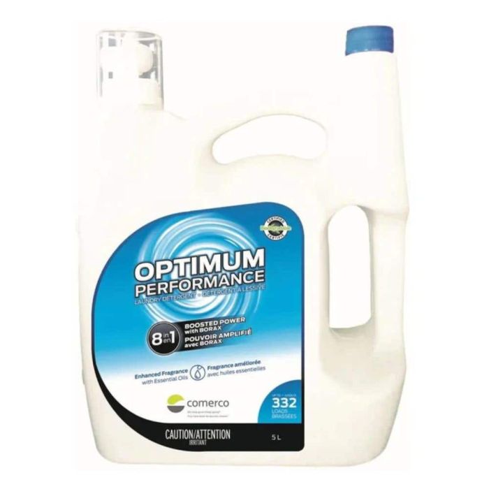 Optimum Performance Laundry HE Detergent - 5 L Comerco 3313.12201  showcased by Corbeil Appliances