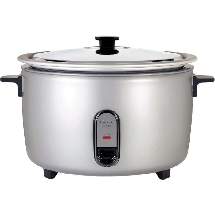 Cuiseur à riz argenté 40 tasses Panasonic SRGA721L en Argent présenté par Corbeil Electroménager