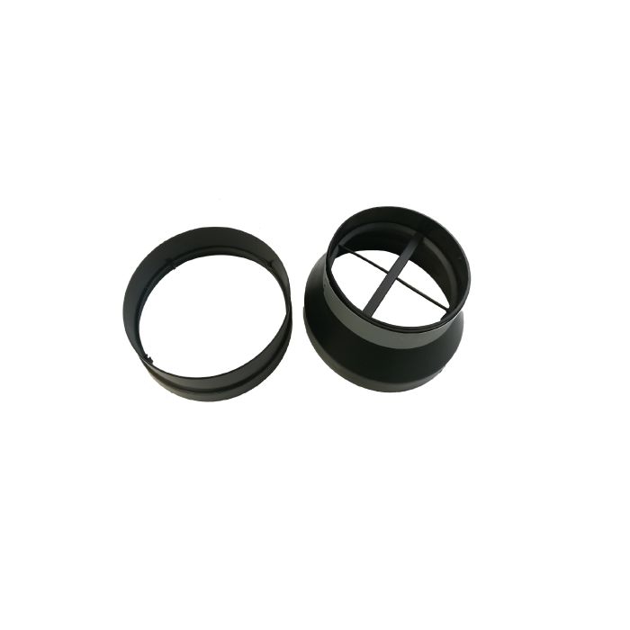 Bertazzoni Airflow reducer 901530 Black in Black showcased by Corbeil Appliances