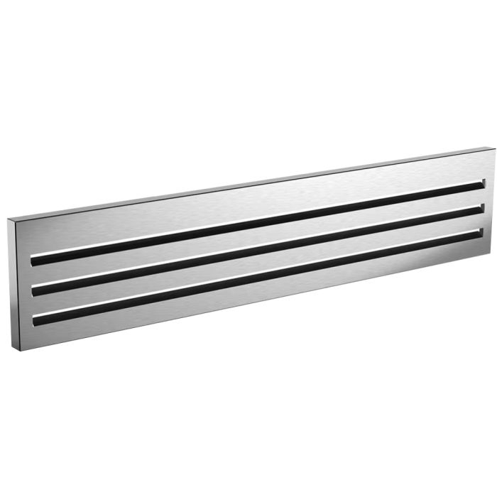 Refrigerator Toekick Bertazzoni 901561 in Stainless showcased by Corbeil Appliances