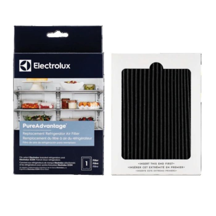 Refrigerator Air Filter Frigidaire 912000093 in Black showcased by Corbeil Appliances