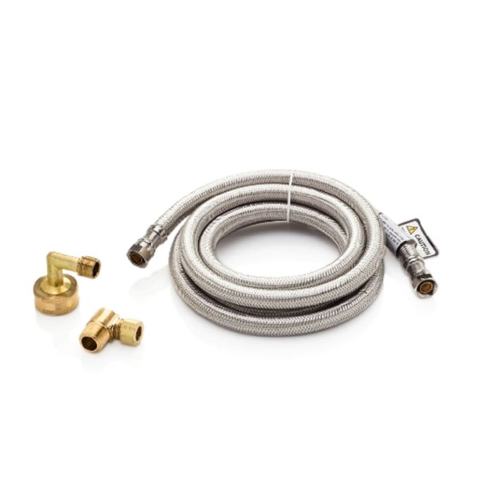 Dishwasher Installation Kit Frigidaire 912000764 in Stainless showcased by Corbeil Appliances