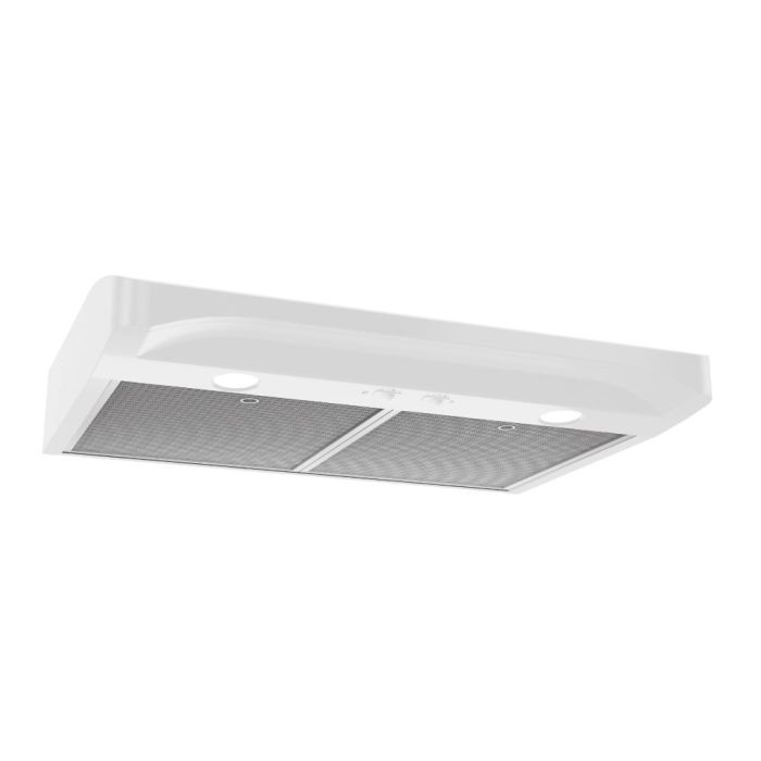 30 In. Standard Hood  350 Cubic feet per minute Broan ALT1303WW White  Wall-mount  350 cubic feet per minute