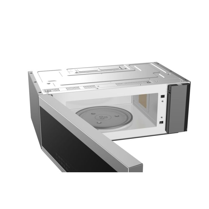 Micro-onde à hotte intégrée 1000 W 1.2 pi. cu. AVIVA AOTRS304SB  Inox Noir Capacité 1.2 pied cubic  puissance 1000 watt  Hotte sous cabinet