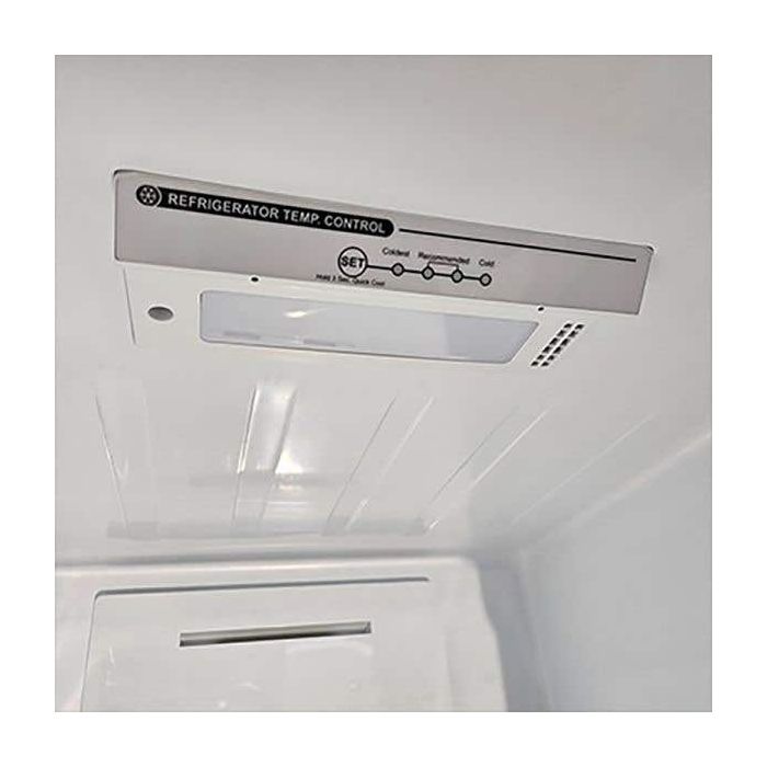 Refrigérateur AVIVA ARBM115SB Inox Congélateur en bas / porte largeur 24 pouces Capacité 11.5 pieds cubes