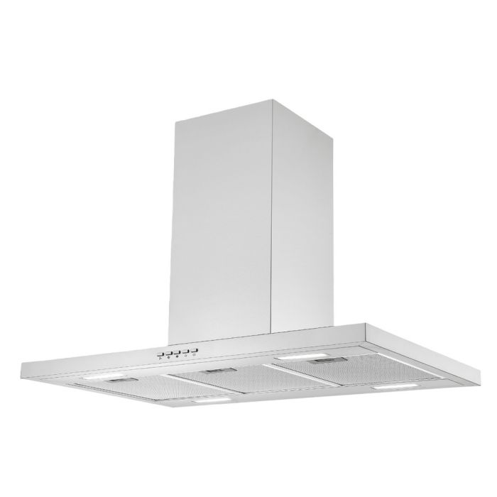 Hotte Îlot 36 Po. 290 Pieds cubes par minute AVIVA AVI363SB Inox Installation Îlot  290 pieds cubes par minute