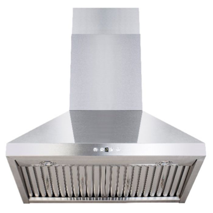 Chimney Hood  860 Cubic feet per minute AVIVA AVO-308CS3 Stainless  Wall-mount  860 cubic feet per minute