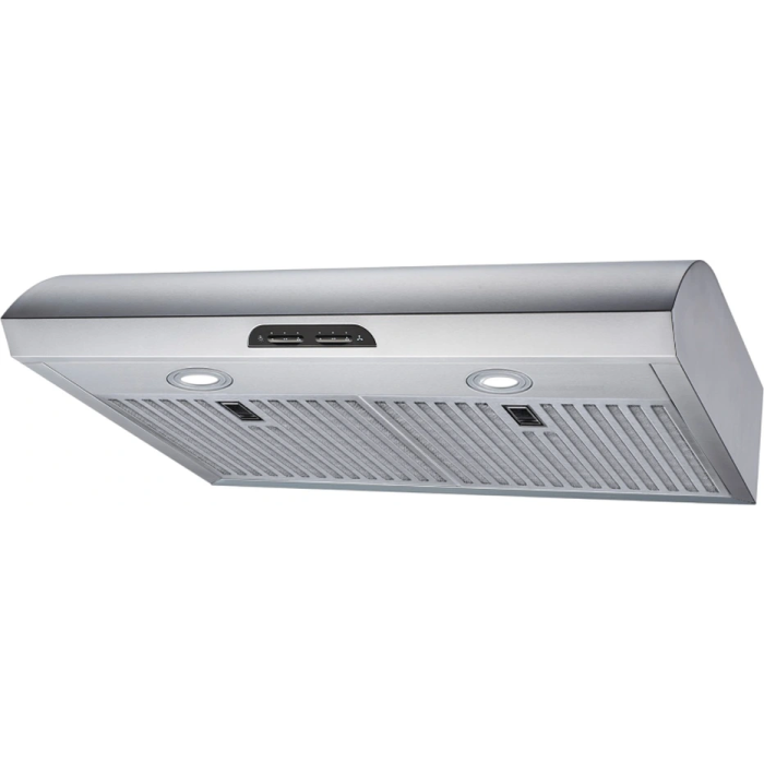 Hotte Sous armoires 30 Po. 500 Pieds cubes par minute AVIVA AVU305S Inox Installation Encastrable  500 pieds cubes par minute