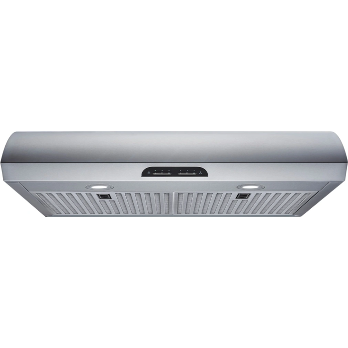 Hotte Sous armoires 30 Po. 500 Pieds cubes par minute AVIVA AVU305S Inox Installation Encastrable  500 pieds cubes par minute