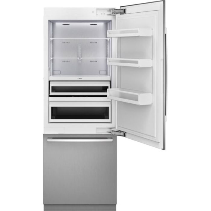 Refrigérateur Bosch B30BB130SS Inox Congélateur en bas / tiroir largeur 30 pouces Capacité 16.5 pieds cubes