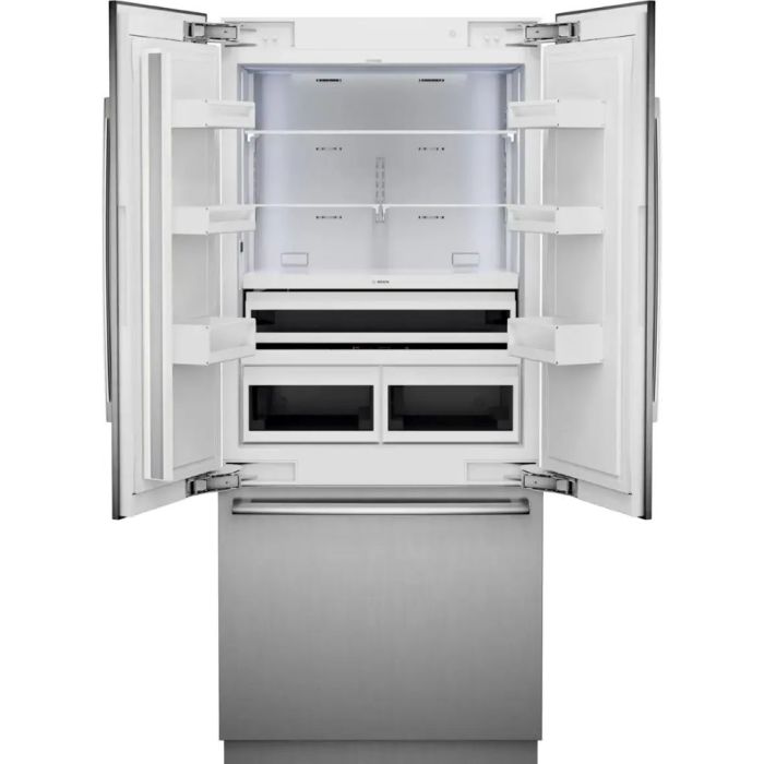 Refrigérateur Bosch B36BT130NS Inox Portes françaises largeur 36 pouces Capacité 20.1 pieds cubes