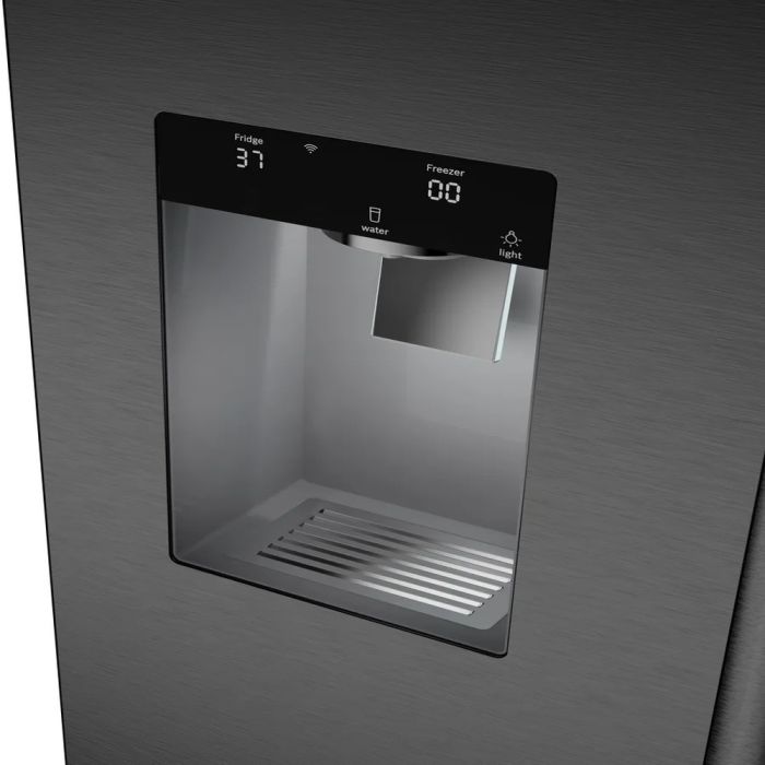 Refrigérateur Bosch B36CD52SNB Inox Noir Portes françaises largeur 36 pouces Capacité 21.6 pieds cubes