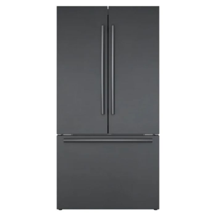 Refrigérateur Bosch B36CT80SNB Inox Noir Portes françaises largeur 36 pouces Capacité 21 pieds cubes