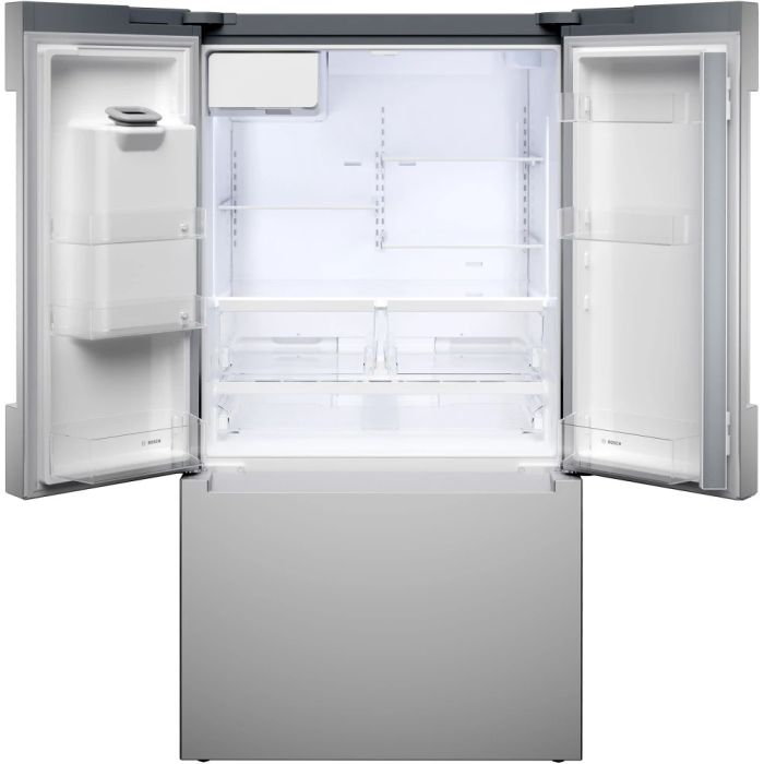 Refrigérateur Bosch B36FD10ENS Inox Portes françaises largeur 36 pouces Capacité 26 pieds cubes