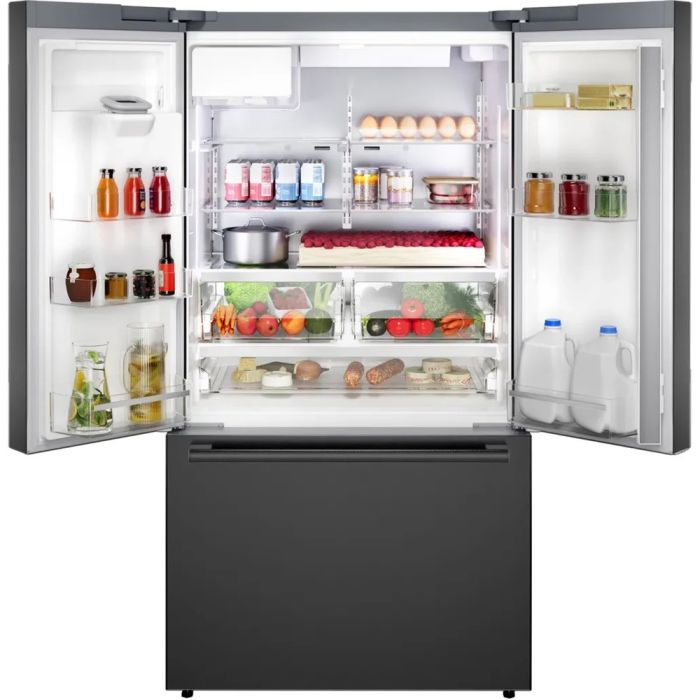 Refrigérateur Bosch B36FD52SNB Inox Noir Portes françaises largeur 36 pouces Capacité 26 pieds cubes
