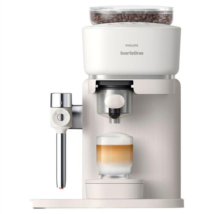 Machine à espresso Philips Baristina Latte BAR400/00 Capacité grain (oz) 170 g Capacité réservoir (Gal) 1.2 L Installation Autoportant