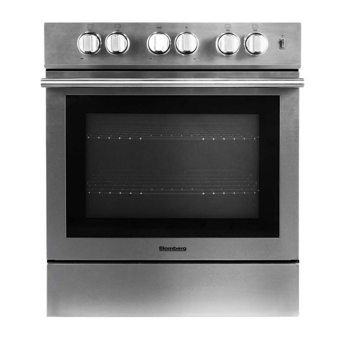 30 In. Ceramic Glass Range Blomberg BERU30422CSS  Stainless  4 Burners      3500 Watts  Width 30 inches