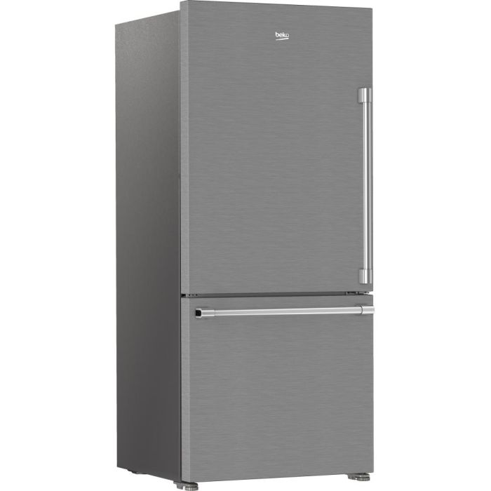 Refrigerator Beko BFBD30216SSL Stainless  Capacity 16.11 cubic feet Bottom Freezer / Drawer   width 30 inches