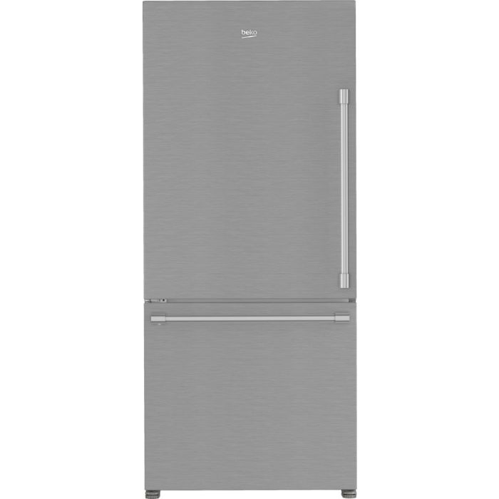 Refrigérateur Beko BFBD30216SSL Inox Congélateur en bas / tiroir largeur 30 pouces Capacité 16.11 pieds cubes
