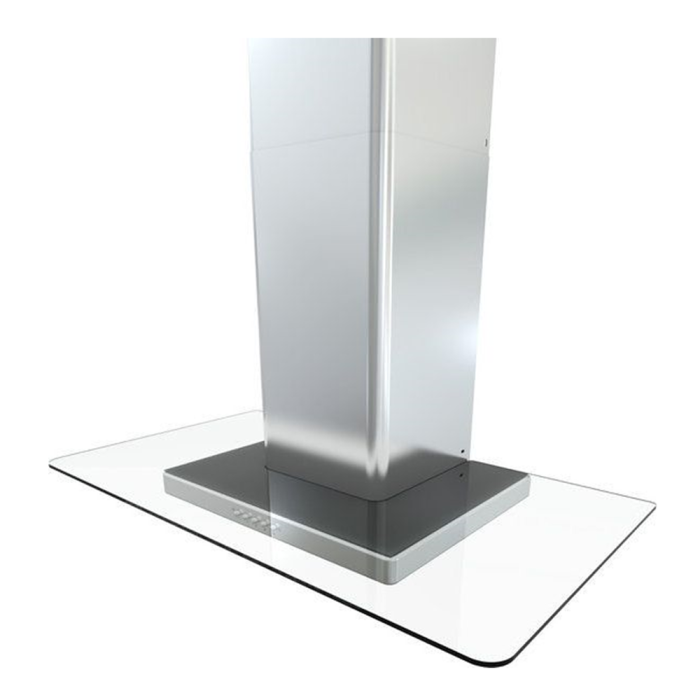 30 In. Chimney Hood  290 Cubic feet per minute Zephyr BFG-E30AG290 Stainless  Wall-mount  290 cubic feet per minute