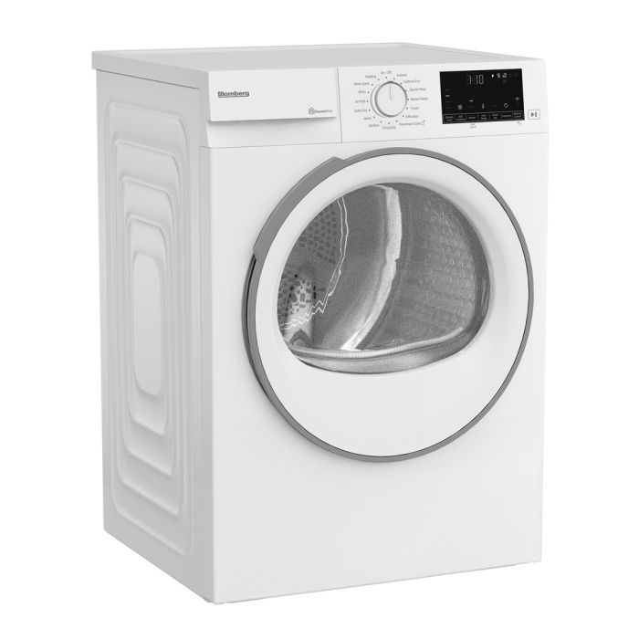 Sécheuse Blomberg BLDV243700SEWG 3.77 pi. cu.   Capacité  3.77 pieds cubes  Cycles 10   Autoportant   Système de séchage Ventilé