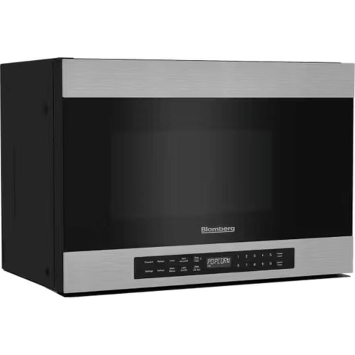 Over the range microwave 1000 W 1.4 cu. ft. Blomberg BOTR24100SS  Black Stainless  Capacity 1.4 cubic feet  power 1000 watt  Over the Range