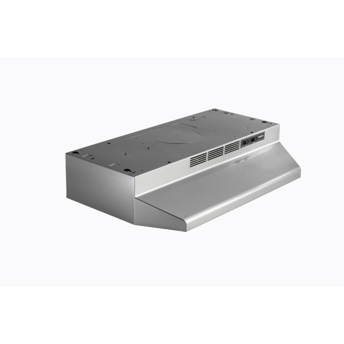24 In. Under Cabinet Hood  230 Cubic feet per minute Broan BU224SF Stainless  Built-in  230 cubic feet per minute