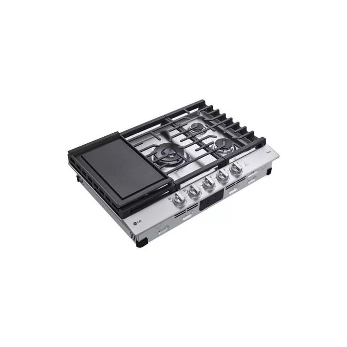 Cooktop LG CBGJ3027S Gas 5 elements presented by Corbeil