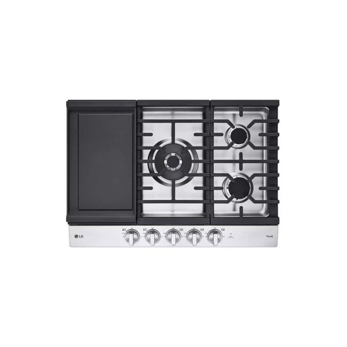 Cooktop LG CBGJ3027S Gas 5 elements presented by Corbeil
