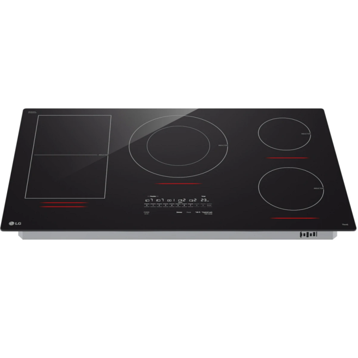 Cooktop LG CBIH3617BE Induction 5 elements presented by Corbeil