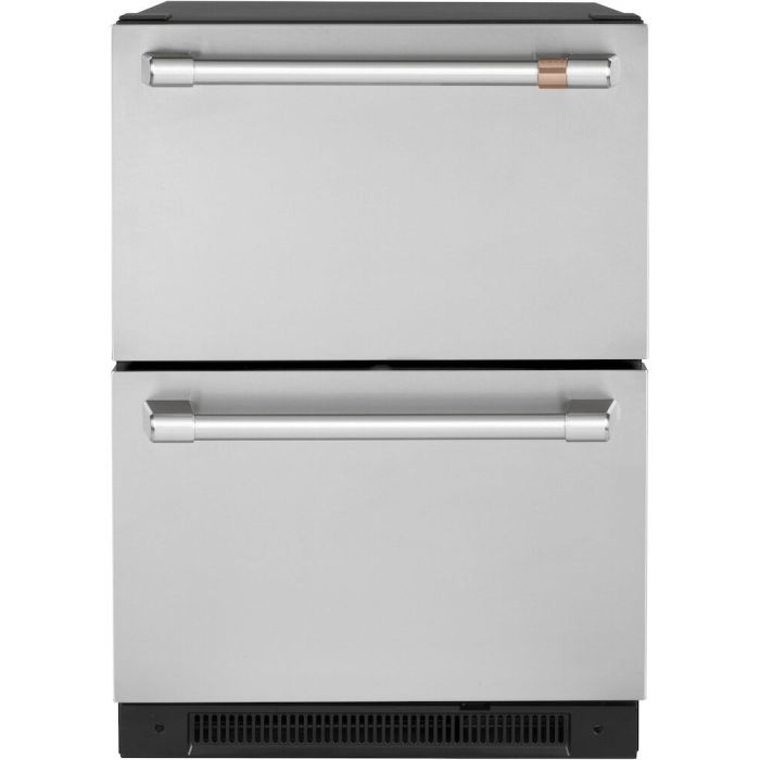 Refrigérateur GE Café CDE06RP2NS1 Inox Tiroir largeur 24 pouces Capacité 5.7 pieds cubes