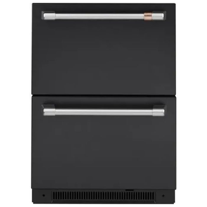 Refrigérateur GE Café CDE06RP3ND1 Noir Tiroir largeur 24 pouces Capacité 5.7 pieds cubes