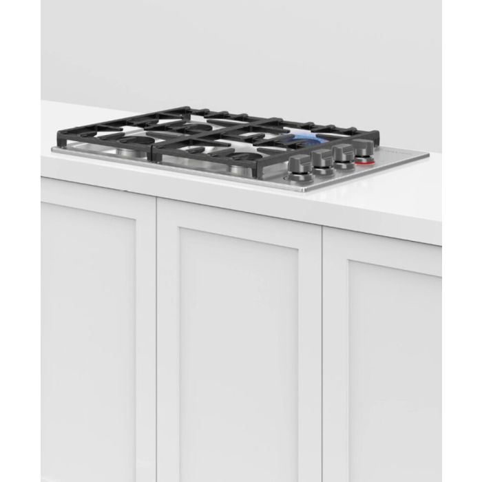 Cooktop Fisher & Paykel CDV3-304-L Gas 4 elements presented by Corbeil