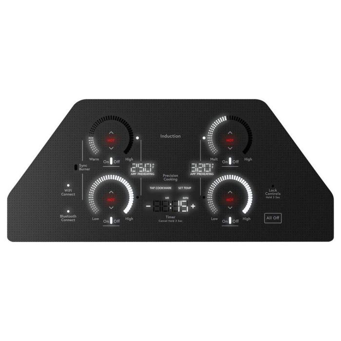 Cooktop GE Café CHP90301TBB Induction 4 elements presented by Corbeil