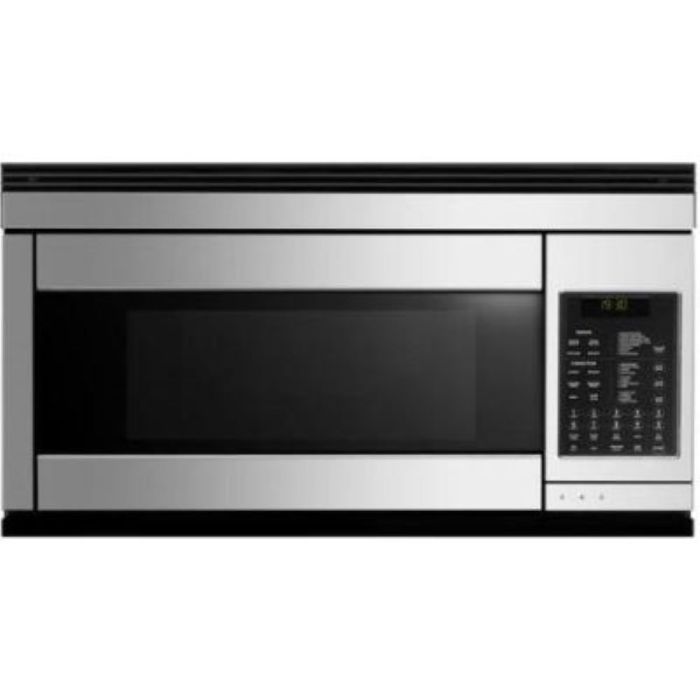 Micro-onde à hotte intégrée 1400 W 1.1 pi. cu. Fisher & Paykel CMOH30SS-3T  Inox Capacité 1.1 pied cubic  puissance 1400 watt  Hotte sous cabinet