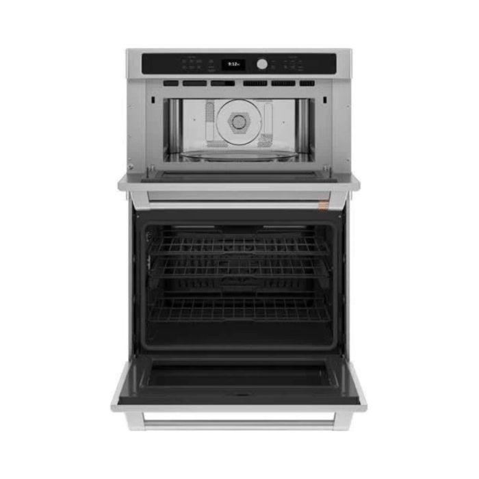 Wall oven  GE Café CTC912P2NS1 Stainless   Capacity  1.7 cubic feet  1000 Watts  Built-in Width 30 inches