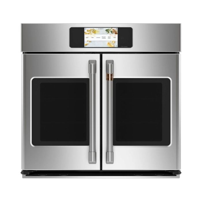 Four mural  GE Café CTS90FP2NS1 Inox   Capacité  5 pieds cubes  2850 Watts  Encastrable largeur 30 pouces