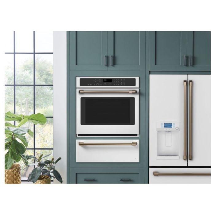 Fours combinés GE Café CTW900P4PW2 en Blanc   largeur 30