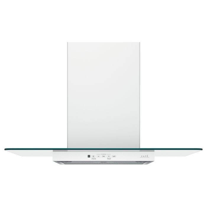 Hotte Cheminée 30 Po. GE Café CVW73014MWM Blanc Installation Hotte sous cabinet