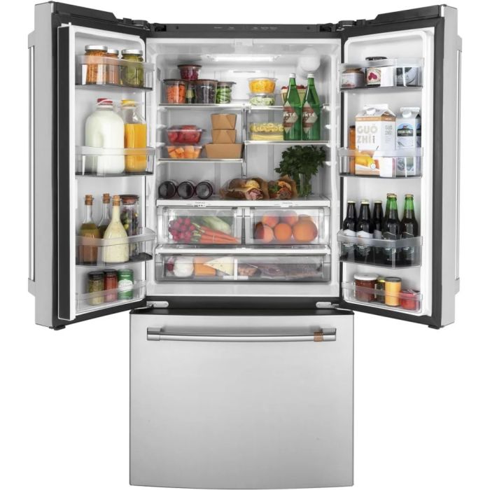 Refrigerator GE Café CWE19SP2NS1 Stainless  Capacity 18.6 cubic feet French Door   width 33 inches
