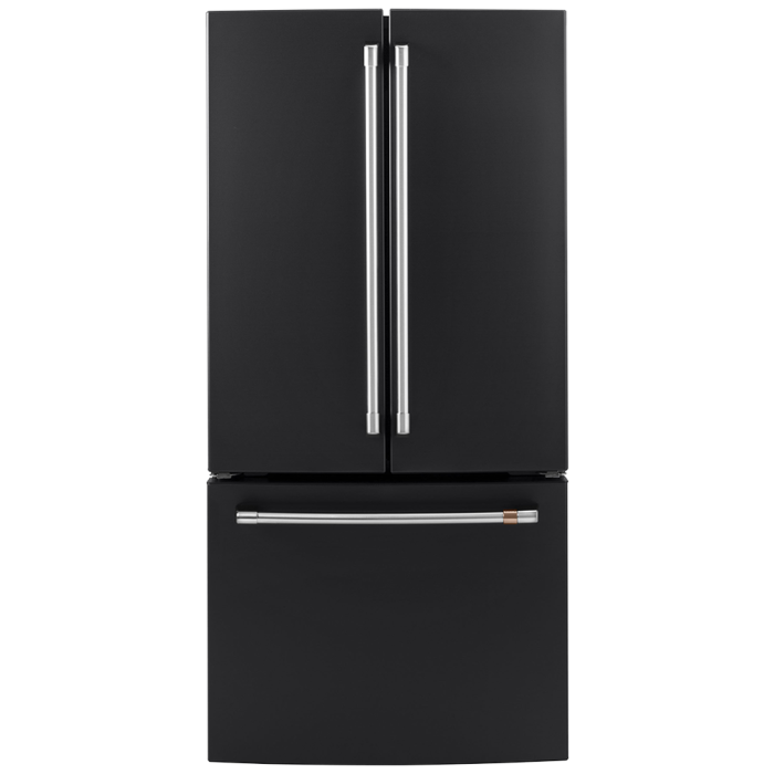 Refrigérateur GE Café CWE19SP3ND1 Noir Portes françaises largeur 33 pouces Capacité 18.6 pieds cubes