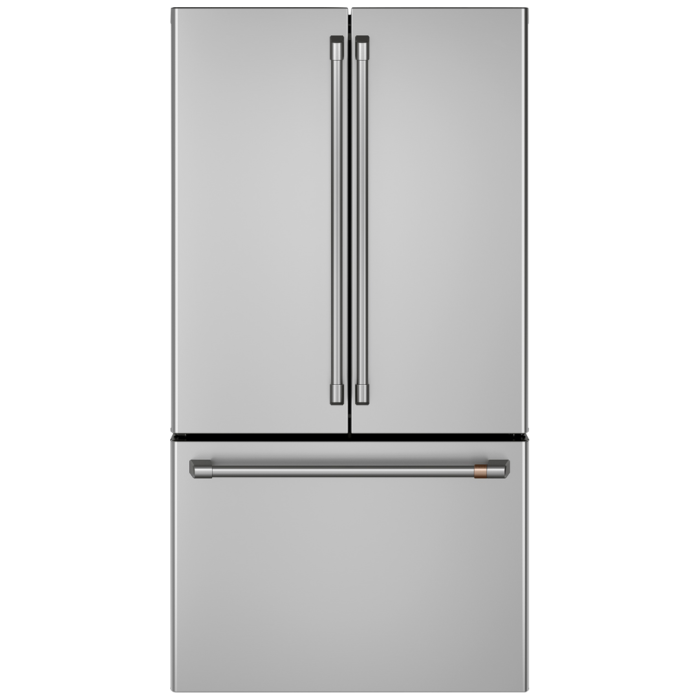 Refrigérateur GE Café CWE23SP2MS1 Inox Portes françaises largeur 36 pouces Capacité 23.1 pieds cubes